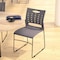 Flash Furniture 881 lb. Capacity Gray Sled Base Stack Chairs, 5PK 5-RUT-2-GY-BK-GG - alternate 5